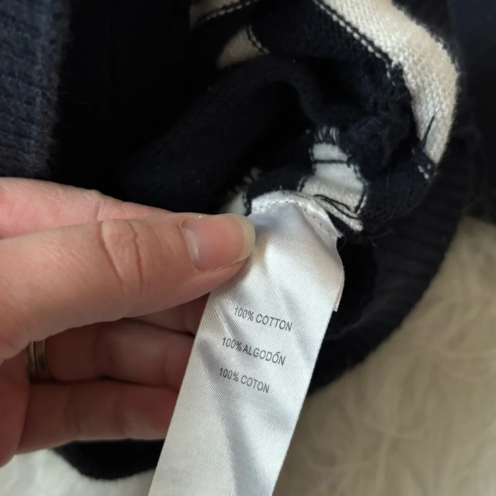 Vintage Kitestrings by Hartstrings Navy Striped Toddler Hoodie